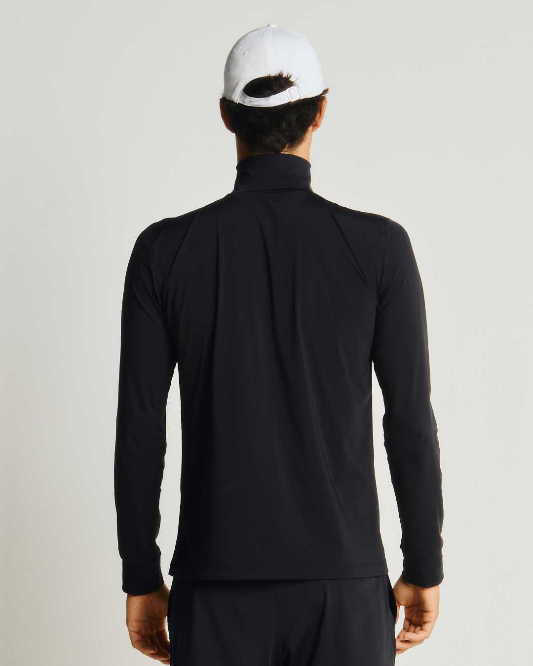 Manga Longa Gola Alta com Zíper