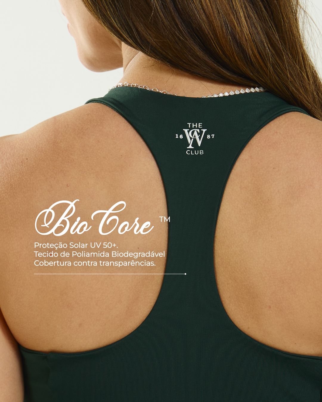 Top SportClub Nadador Biodegradável com Zíper