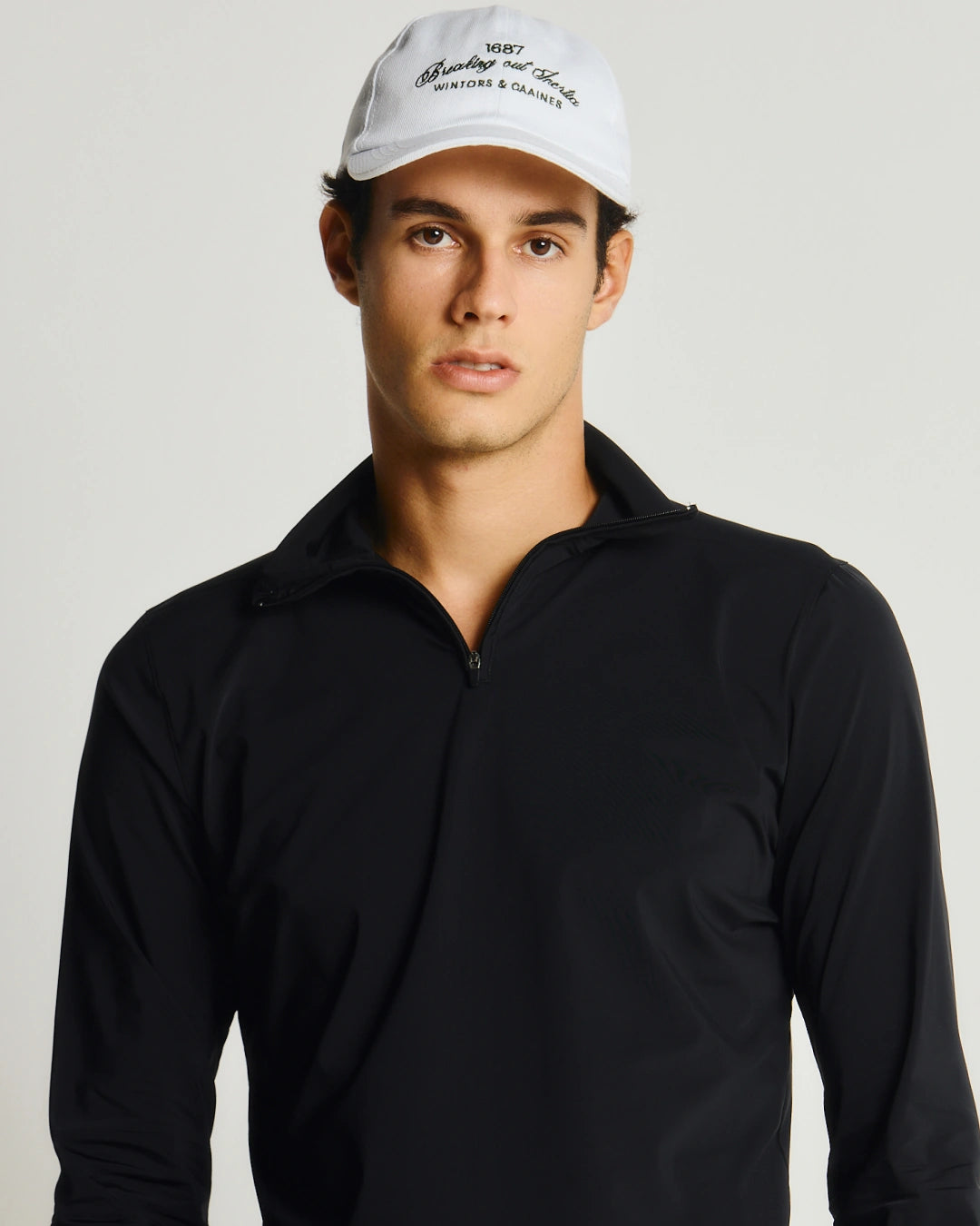 Manga Longa Gola Alta com Zíper