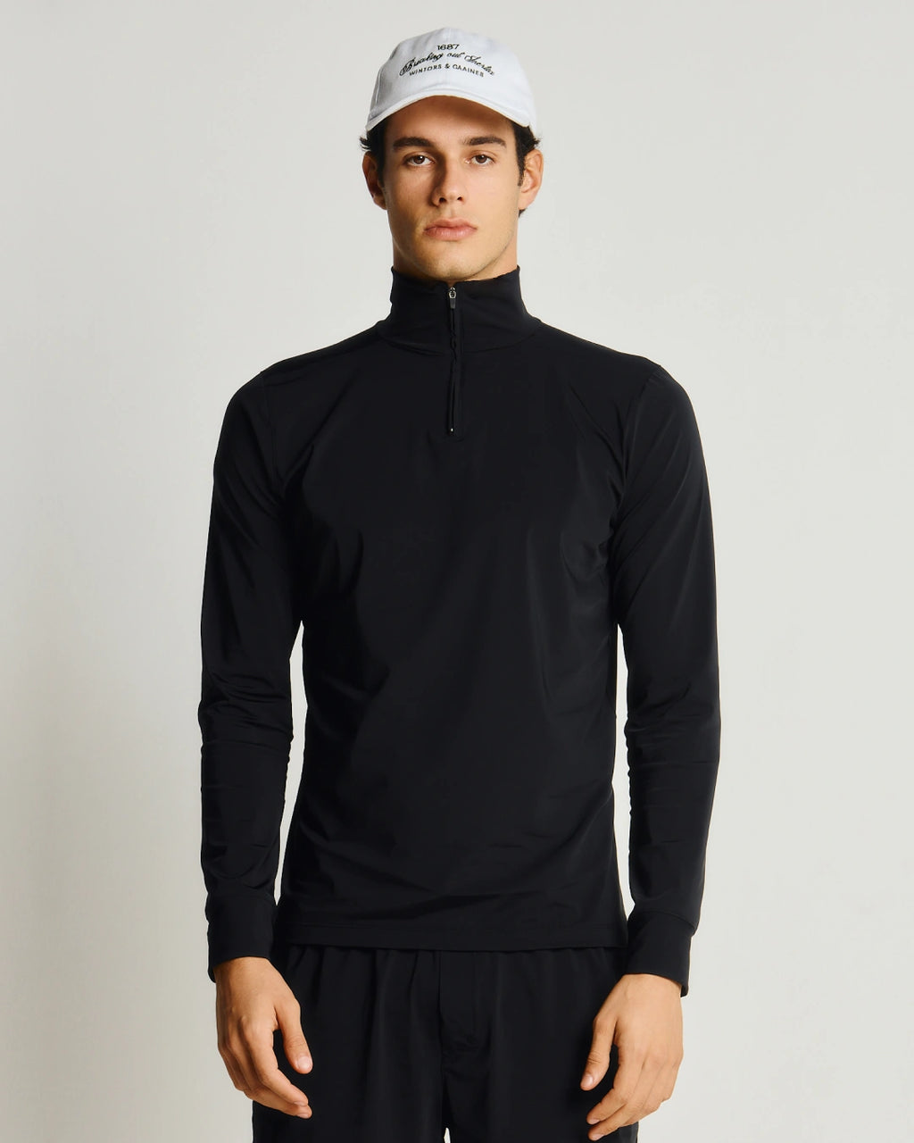 Manga Longa Gola Alta com Zíper