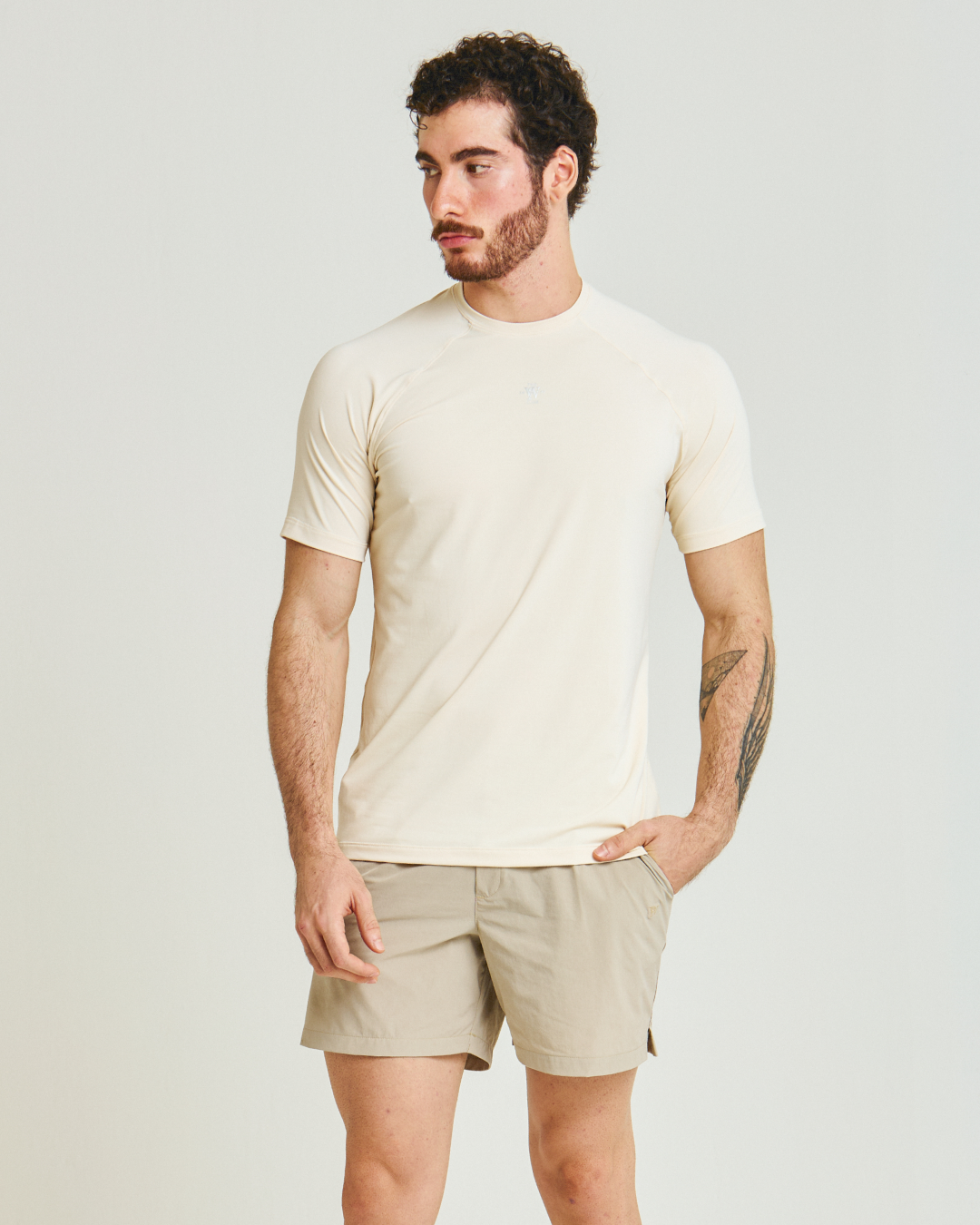 Short Savile Tactel de Poliamida Masculino