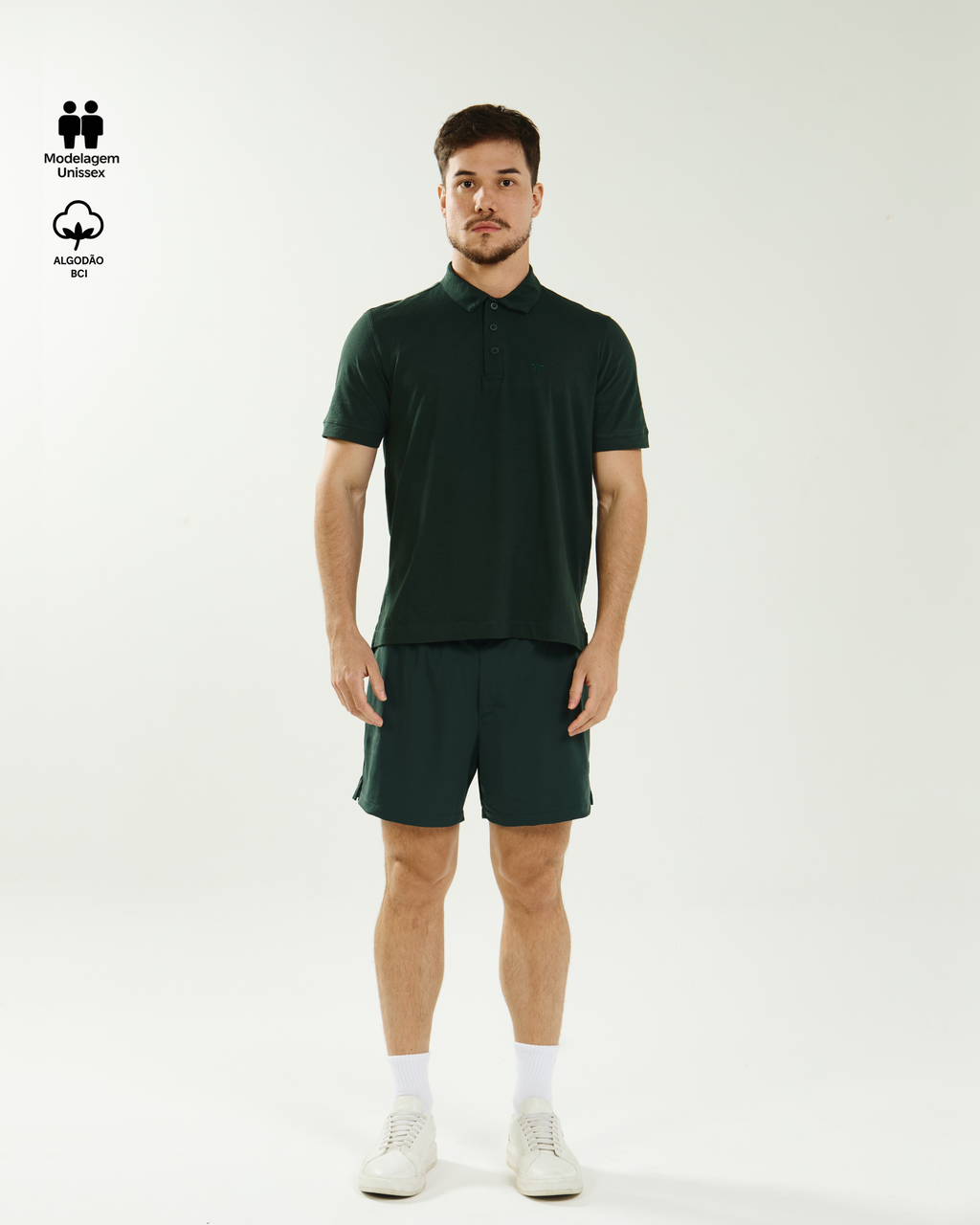 Polo Classic Algodão com Bordado