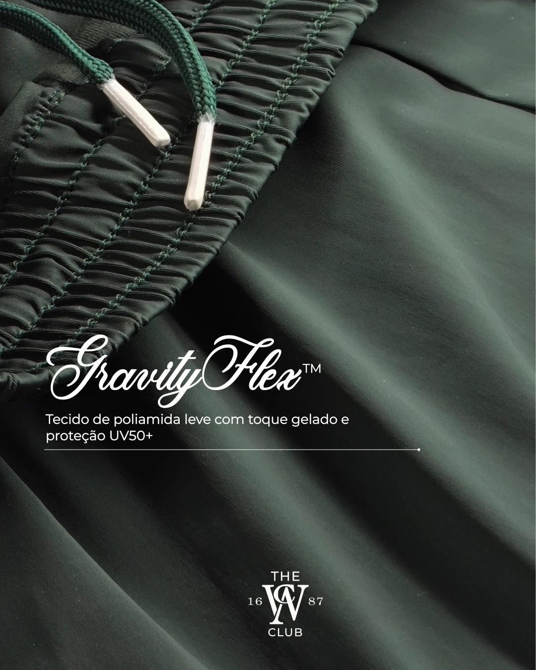 Short Masculino SportClub com Compressão Interna e Bolso