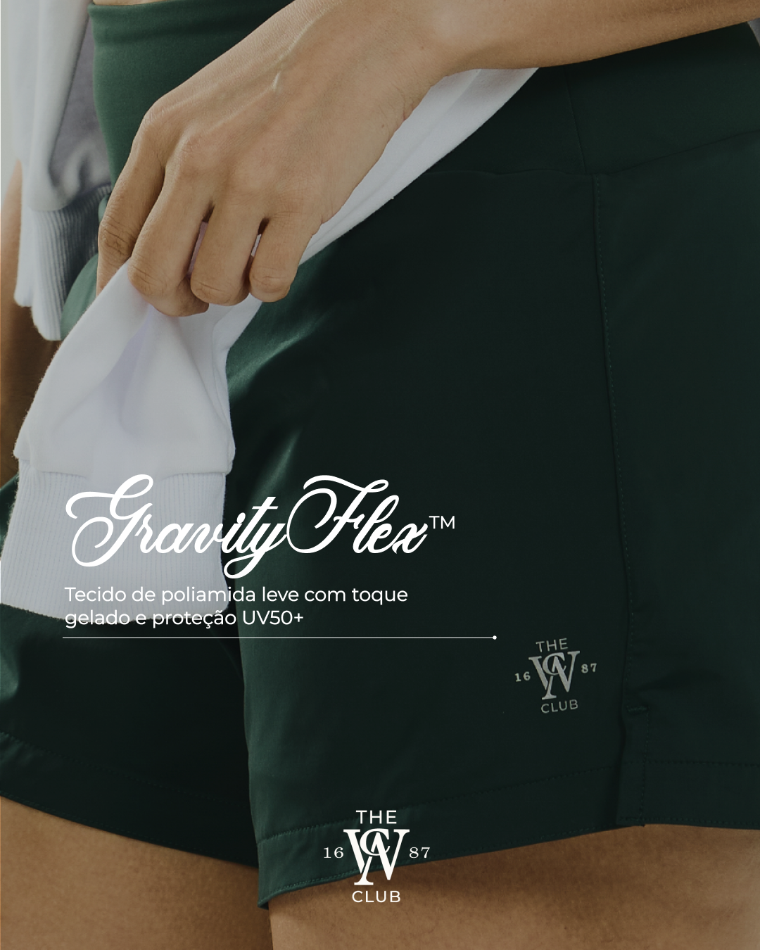 Short Feminino SportClub com Compressão Interno